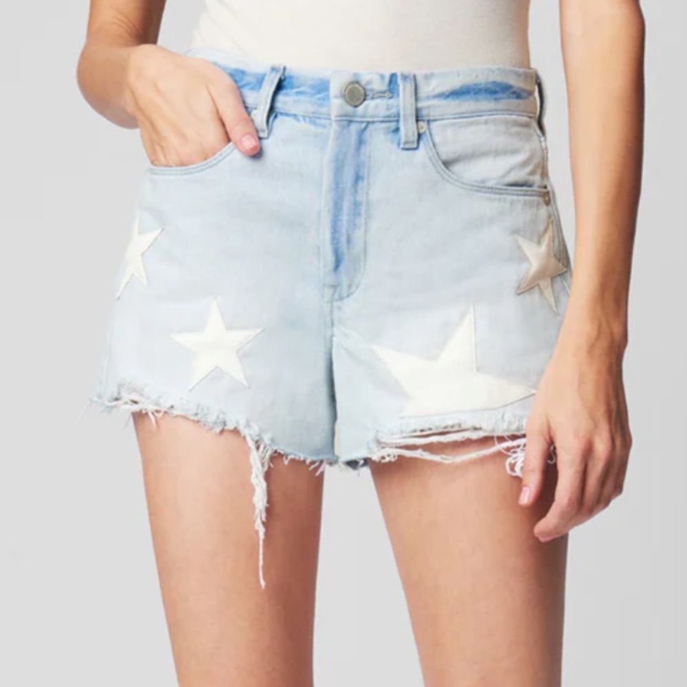 BLANKNYC The Barrow Star Denim Shorts